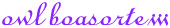 owl boasortei IE{A\`